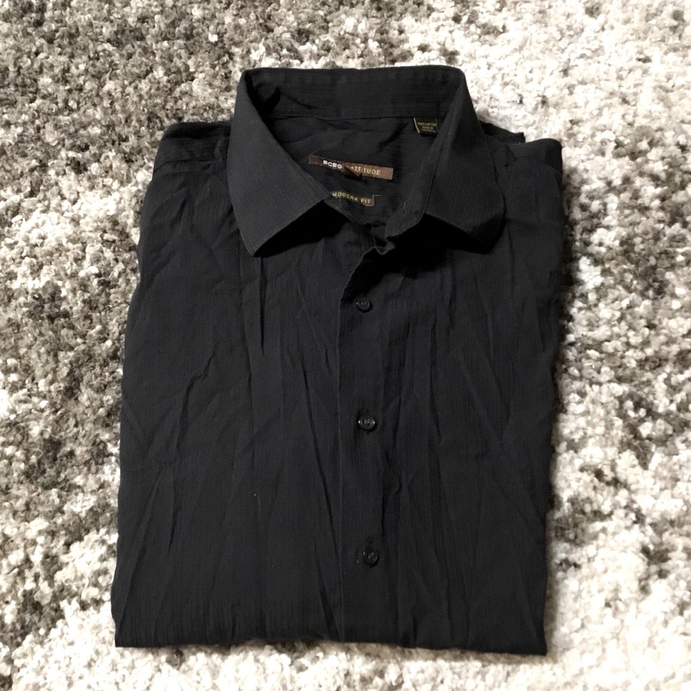BCBG Attitude Button Down Modern Fit Shirt